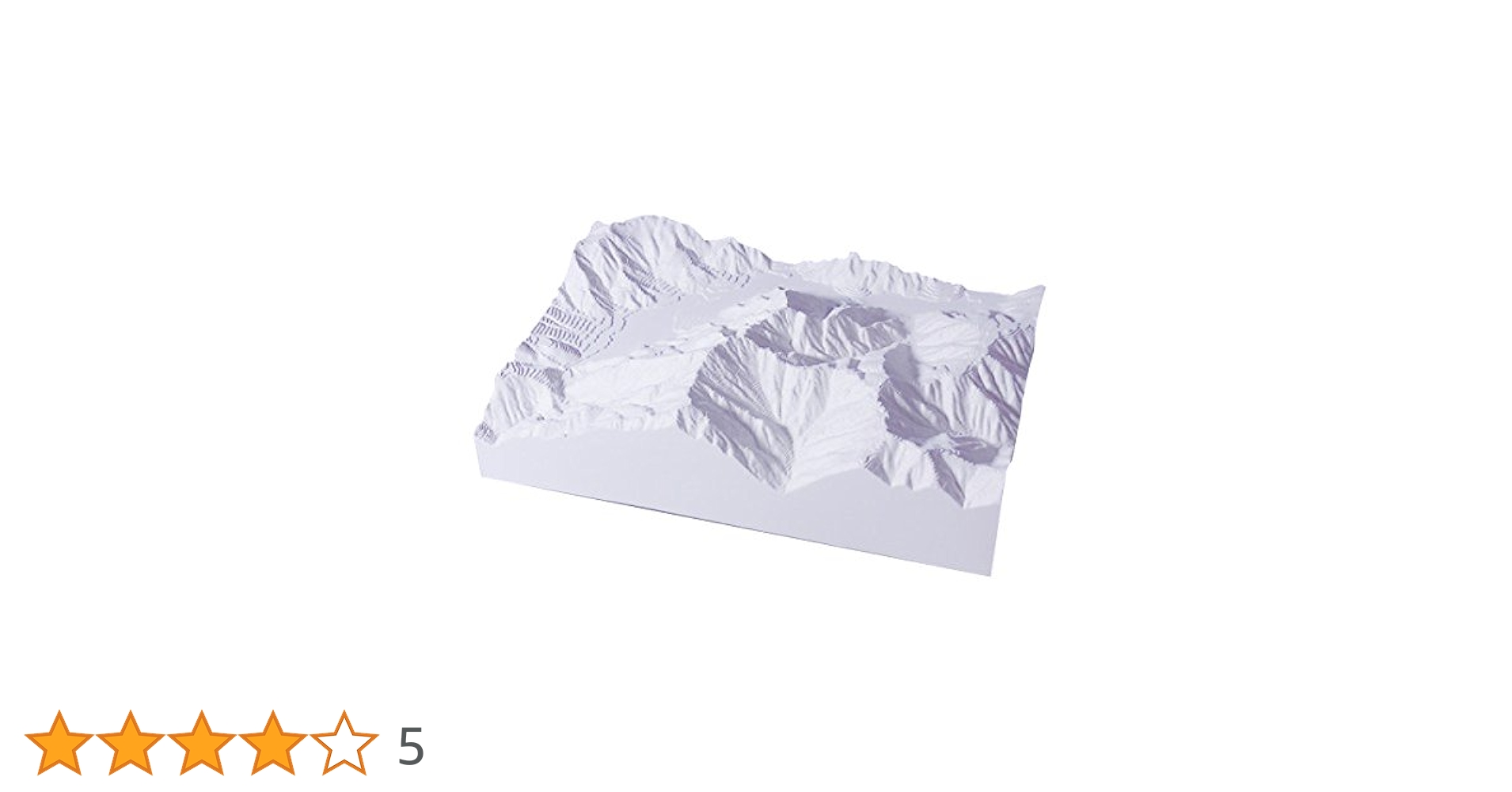 c*a様 北アルプス南部　大型山岳模型　1/150000　透明ケース無し　透明山 c*a様 北アルプス南部 大型山岳模型 1/150000 透明ケース無し 透明