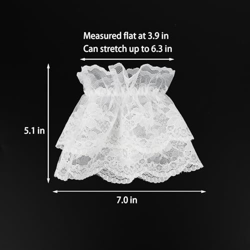 Short Lace Gloves for Women Fingerless Lace Gloves Cuff Length Tea Party Lolita Clown Halloween Accessories2