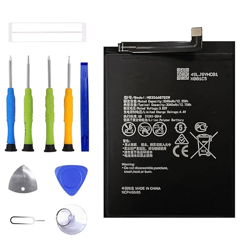 ERYNK HB356687ECW Rechargeable Battery Compatible with Huawei Mate SE/Mate 10 Lite / P30 Lite/Honor 7X / Nova 2 Plus/Nova 2S with Tools