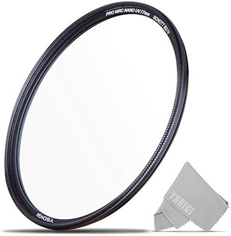 Ultra-Slim 37mm UV Filter, UV Protection Lens Filter, Multi-Coated Ultraviolet UV, High Definition Schott B270 Glass, Nano Coatings, HD UV Filter for Outdoor Photography.