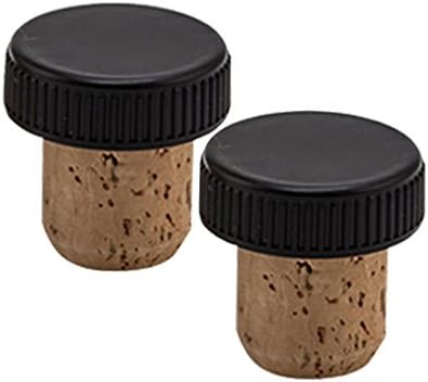 Bar Top Natural Cork Fused to a Ribbed PVC Cap (2)