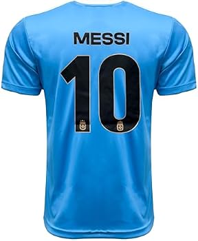 Kids Lionel Messi #10 Argentina Soccer Shirt – Youth Sizes, #10