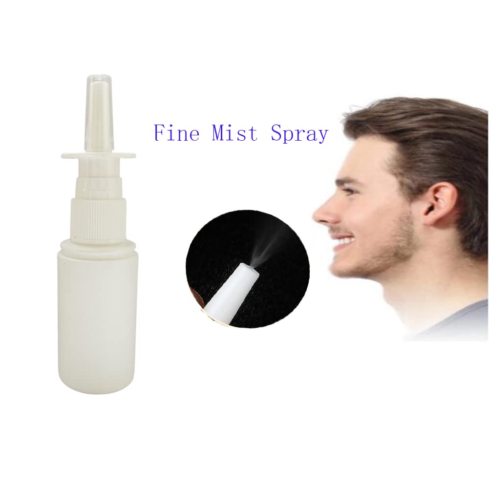 Nasensprühflaschen 5 Stück – Nachfüllbar, Feiner Nebel, 10 Cm, Transparent, Für ätherische Öle & Mehr