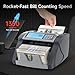 Money Counter Machine Pro 2.0 Dual-Motor, Dollar Euro MT/UV/MG/IR/DD/DBL/HLF/CHN，Cash Counter Machine with Value Add Batch Modes (LCD Display)