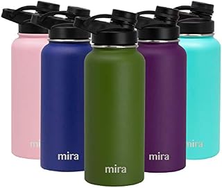MIRA 32 oz Stainless Steel Insulated Sports Water Bottle | Metal Thermos Flask