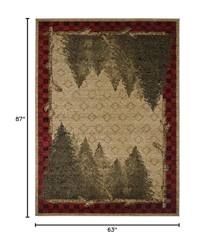 Mayberry-Rugs-Forest-Area-Rug-53×73-Antique Mayberry Rugs Forest Area Rug 53×73 Antique