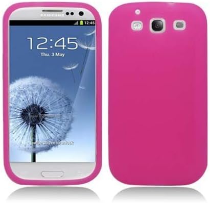 Aimo Wireless SAMI9300SK005 Soft n Snug Silicone Skin Case for Samsung Galaxy S3 i9300 - Retail Packaging - Hot Pink