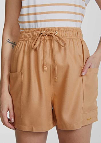 Shorts, Hering, Feminino, Marrom, XP