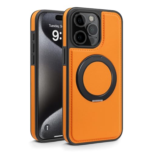 Coque iPhone 13 Pro Max rotation magnétique et support métal