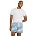 Hanes Originals Cotton Woven Boxers Pack, Moisture-Wicking Underwear for Men, 3-Pack, Blue Plaids, XX-Large
