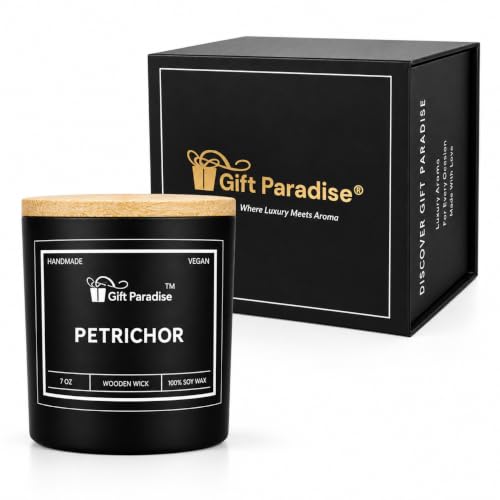 Gift Paradise Amber Glass Candle
