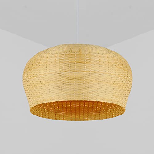 Lustre en osier tressé art nordique pour créer un coin thé chaleureux