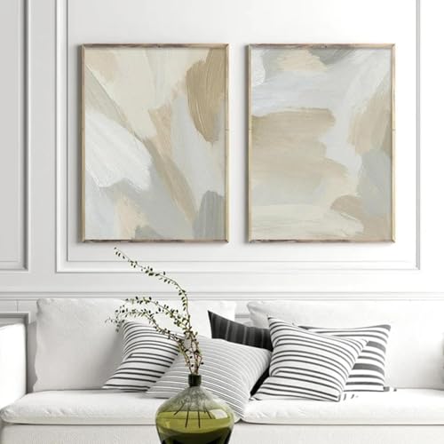 Toile abstraite salon moderne affiche d'art mural de texture - 5