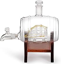 Wine Barrel high Borosilicate Glass Wine Barrel Wooden Bottom red Wine Sealed Wine Storage Barrel Wooden Barrel Wine Wine Barrel