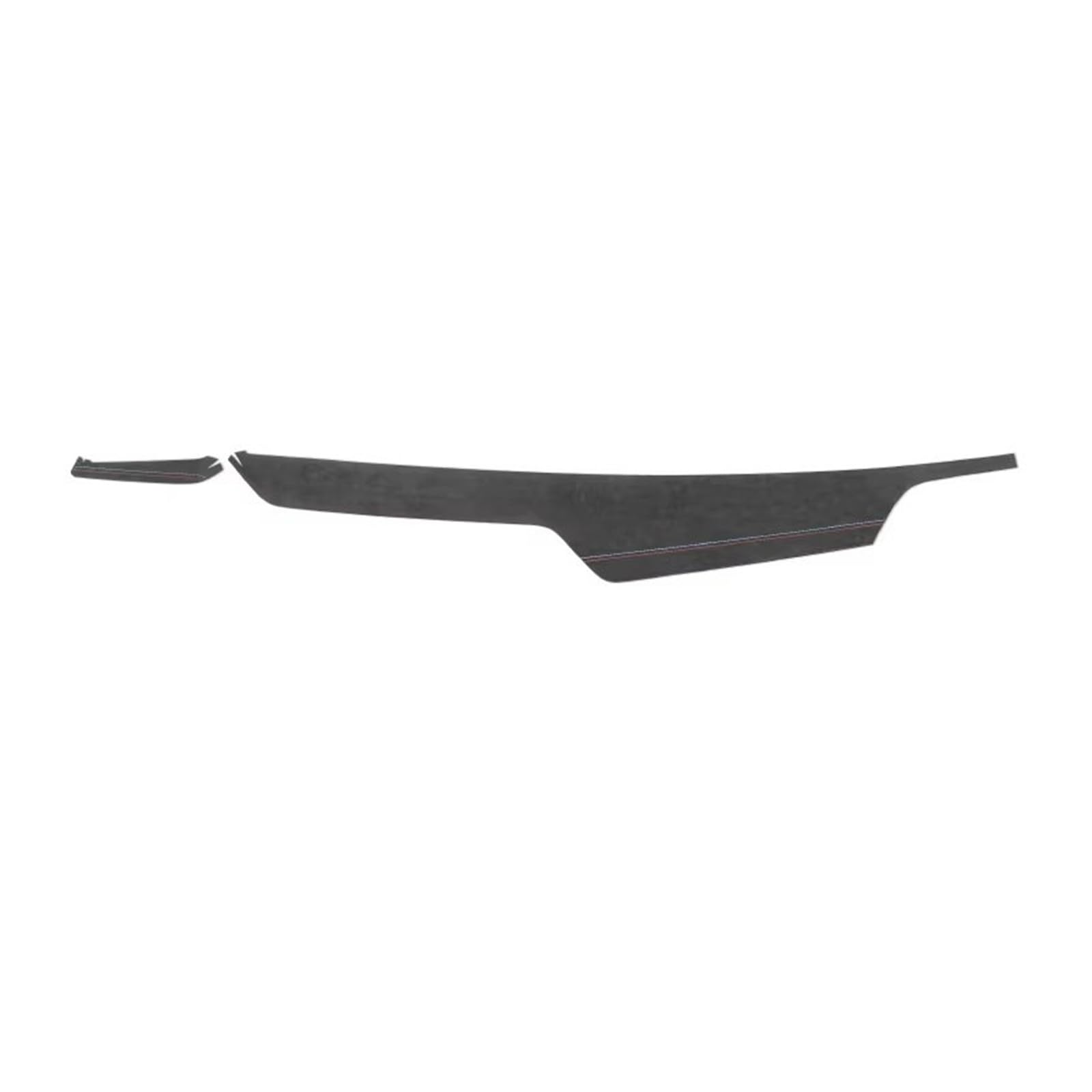 Interior Trim for BMW Series 5 for G30 for G38 for Dashboard Panel Trim Strips Instrument Decaration Stickers Car Interior Panel Frame Cover(9002 Black LHD)