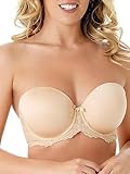 Gossard Damen Superboost Trägerloser Spitze BH, beige, 85F