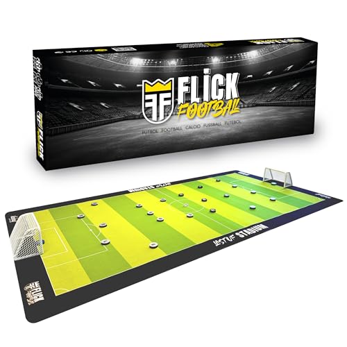 Lastuf Flick Football – Juego de Mesa de Fútbol | Estrategia, Habilidad y Partidos Realistas | para Niños y Adultos | Regalo Ideal para Futboleros