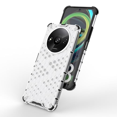 Image of Glasgow Back Case Cover Designed for [ Mi Redmi A3 4G / Poco C61 4G ] (Stylish Look | Shock Proof) - Transparent
