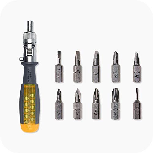 KER 11 in 1 Ratcheting Multitool Screwdriver Multifunction