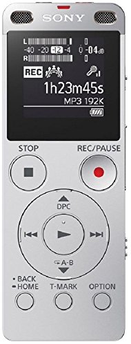 Image of Sony ICD-UX560F Digital Voice Recorder with Built-in USB (Silver)
