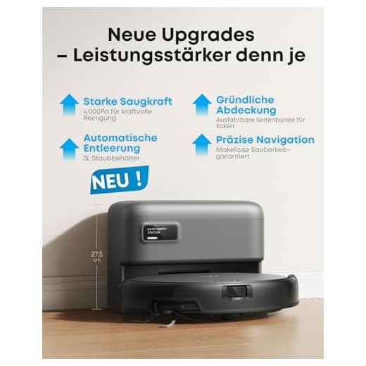 eufy C10 Saugroboter mit Absaugstation
