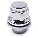 Mastiff 17205 Lug Nut Set, M12x1.25 Thread (NOT M12x1.5) Triple-Chrome Finish, Mag Seat - 1.46