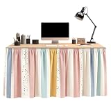 Desk Skirt | 75x180cm Colorful Back to School Table Cloth