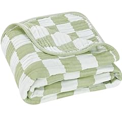 Warm Sage Green Checkered