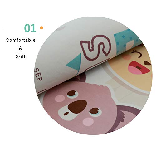 YUXO Vloerkleden Rugs Tapijten Rainbow Nursery Rugs Kid Mooie Cartoon Play Carpet Pattern Bird Kinderen Toy Deken van de baby kruipen mat for Bedroom Living Room Tapijt - Afbeelding 3