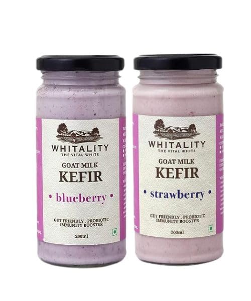 See full amazon price history chart for Whitality Goat Milk Kefir Pack of 2 (Blueberry 200ml + Strawberry 200ml) I Ready to Drink I Probiotic I Excellent for Gut Health I Glass packaging I 400ml Whitality Goat Milk Kefir Pack of 2 (Blueberry 200ml + Strawberry 200ml) I Ready to Drink I Probiotic I Excellent for Gut Health I Glass packaging I 400ml (B09R3P6DTK) Amazon Price History, Amazon Price Tracker