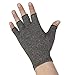 HIGHLOONG Arthritis Gloves 2 Pairs - Men and women Fingerless Compression Glove Pain Relief for Rheumatoid Arthritis and Osteoarthritis (L/XL)
