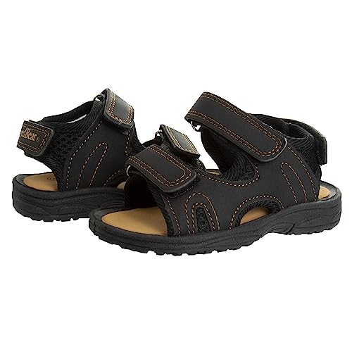 Image of Rugged Bear Kids Boys Girls Open-Toe Outdoor Sport Water Sandals - beach pool slide adjustable strap shoes athletic summer (Toddler /Little Kid /Big Kid)