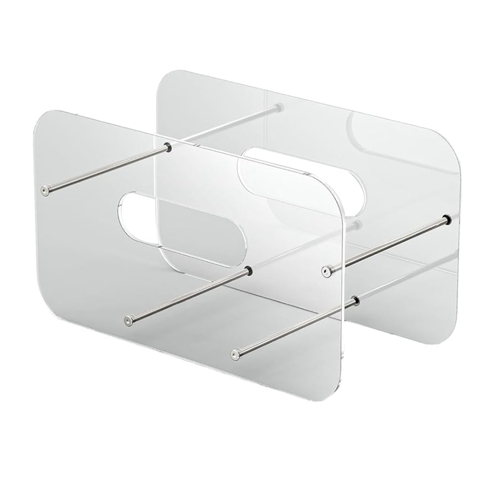 CTRLZS Paper Plate Dispenser Acrylic Plastic Plate Holders for Cabinet, Countertop, Counter, Kitchen Kitchen Counter Plate Dispensers Holders