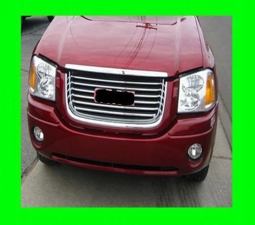 fits 2002-2006 GMC ENVOY CHROME GRILL GRILLE KIT 2003 2004 02 03 04 05 SLT SLE XL DENALI
