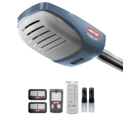 Image of Genie SilentMax 1000 Garage Door Opener - Ultra-Quiet Belt Drive - Includes two 3-Button Pre-Programmed Remotes, Wall Console, Wireless Keypad, Safe T-Beams - Model 3042-TKH, 140V DC Motor