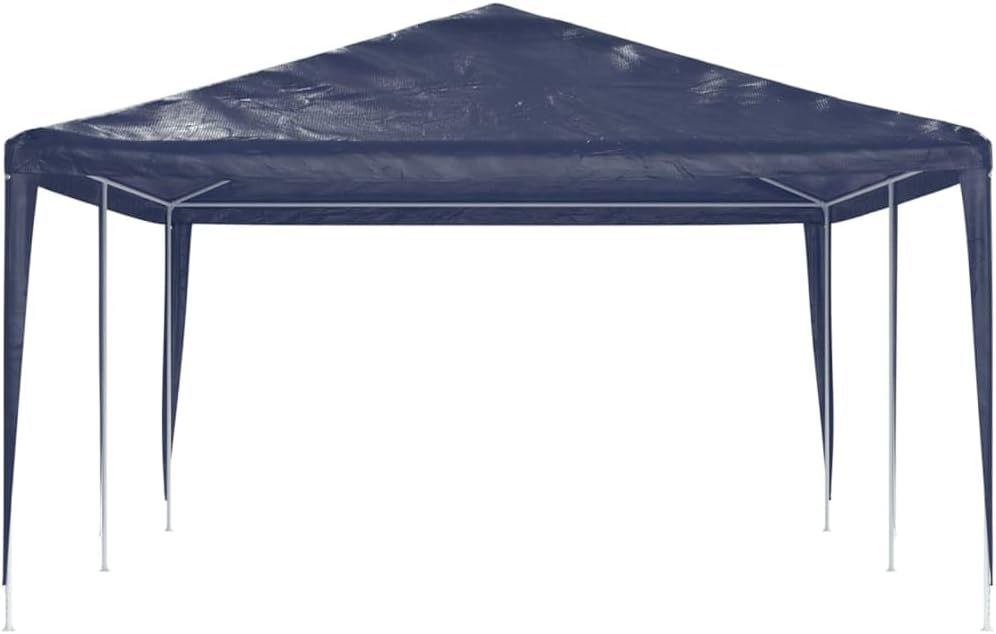 Durable Blue Outdoor Party Tent 20x20 ft with UV-Resistant Polyethylene Cover Quick 2-Person Setup for Weddings Festivals and Corporate Events Spacious Shelter for Up to 30 Guests