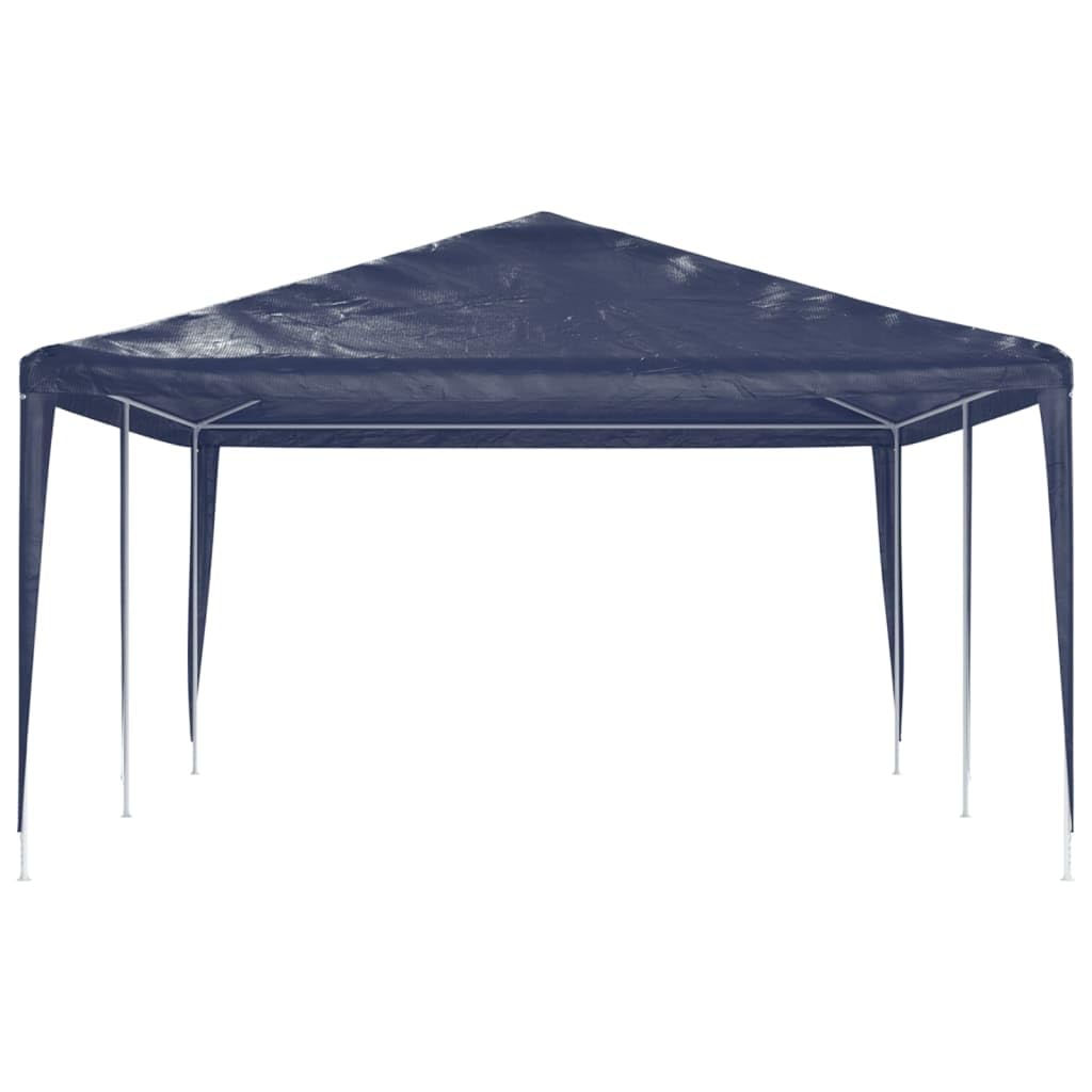 Partyzelt 4x6m Blau Gartenpavillon Pavillon Unterstand Outdoor