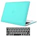 ProCase MacBook Pro 13 Case 2019 2018 2017 2016 Release A2159 A1989 A1706 A1708, Hard Case Shell Cover and Keyboard Skin Cover for Apple MacBook Pro 13 Inch -Turquoise