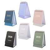 Bloc-notes polyvalent : utilisez ce calendrier de bureau mémo à la fois pour les objectifs de planification mensuelle et comme petit calendrier pour votre bureau, vous permettant d'afficher des rappels, des événements et des citations de motivation avec chaque jour, mini calendrier de bureau, petit calendrier de bureau