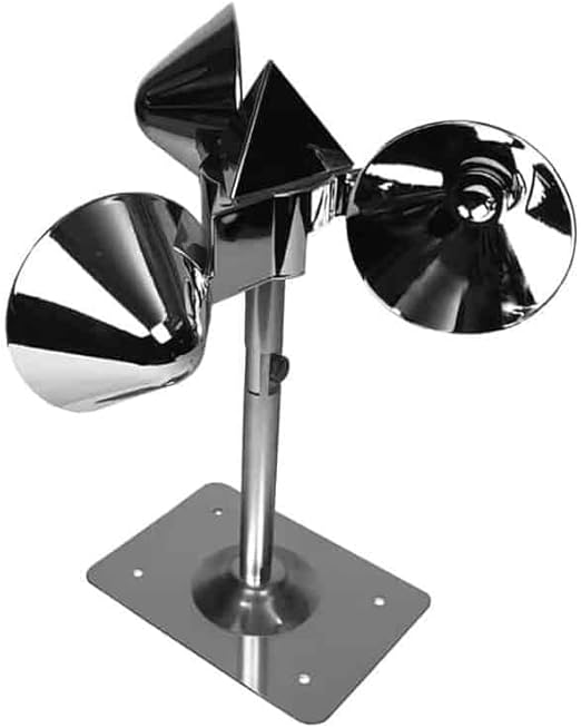 Bird-X Bird Deflector, Launches Multi-Sensory Attacks to Scare Birds Away, Ideal for Commercial and Residential Spaces, Easy to Install, 10"x7"x10"