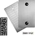 ColdTi - Cryptocurrency Seed Plates for Extremely Durable Cold Storage (2 Plates w/ Alphabetic Punch Set and Anti-Tamper Seals)