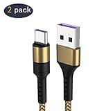 Carga segura y confiable: con un chip inteligente y una resistencia pull-up estándar de 56k?, este cable de carga tipo c protege la batería de su teléfono celular con una carga estable.