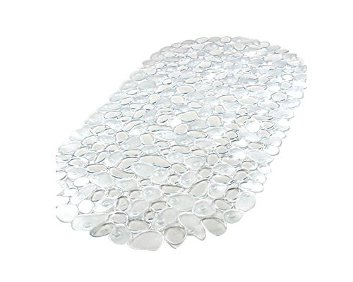 Nachvorn Anti-Rutsch-Badewannenmatte transparent weiß Cover