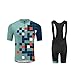 Produktbild UGLY FROG 2022 Farbabstimmung der Flagge Herren Radtrikot Set Fahrradbekleidung Schnell Trocken Fahrrad Trikot Kurzarm + Radhose mit 20D Sitzpolster DHJSX07