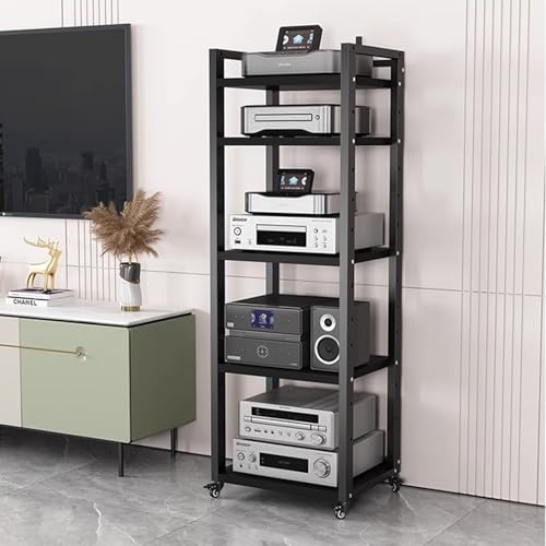 Soporte para discos de CD en sala de juegos estante de audio doméstico