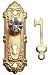 Dollhouse Miniature Brass and Crystal Opryland Door Handles