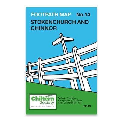 Footpath Map No. 14 Stokenchurch and Chinnor: Sixth Edition - In Colour (Chiltern Society Footpath Maps)