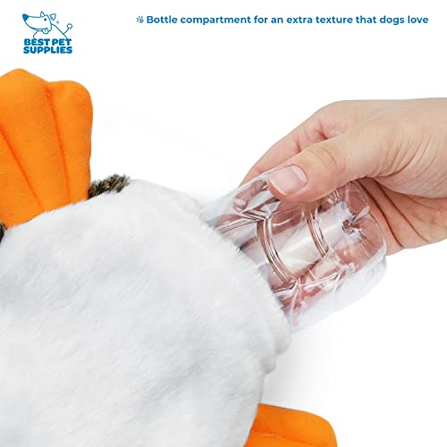 2-in-1 Stuffless Squeaky Dog Toys with Soft, Durable Fabric for Small Medium, and Large Pets by Best Pet Supplies - Image 3