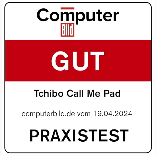Foto von Tchibo Kaffeepadmaschine „CALL ME PAD“ inkl. 36 Kaffeepads Black & White, mit Taste für To-Go Becher, für 2 Tassen, schnell und leise, automatische Abschaltfunktion, Schwarz