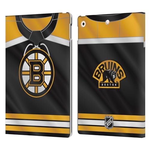 Étui Portefeuille en Cuir NHL Boston Bruins compatible avec Apple iPad 10.2 pouces 2019 2020 2021
